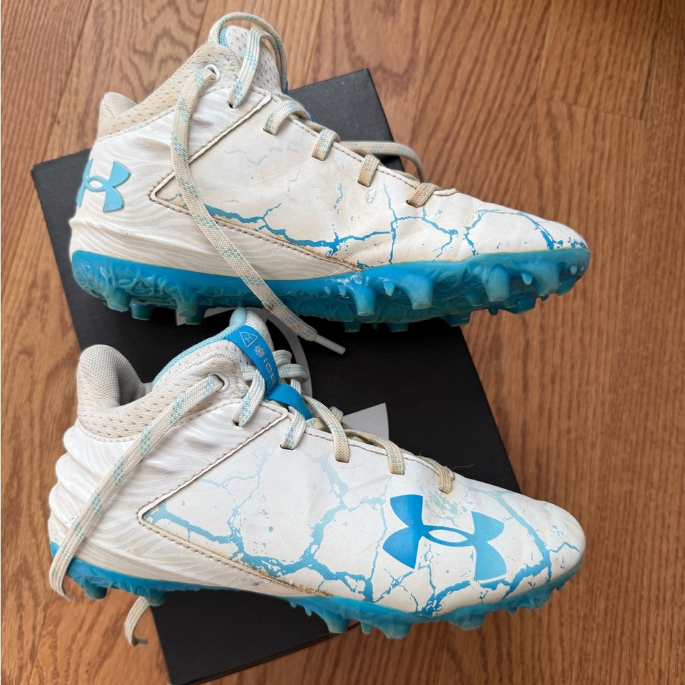 Under Armour Kids' Blur Smoke Football Cleats